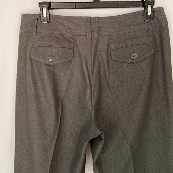 Larry Levine Stretch Gray Straight Leg Pants Size 16 - Picture 5 of 10
